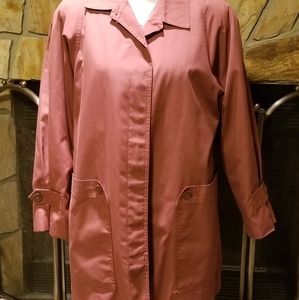 London Fog Trench Coat With Zip Out Lining Sz 14